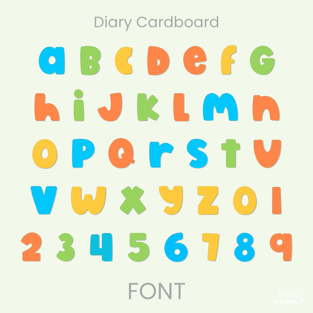 chunky classroom print