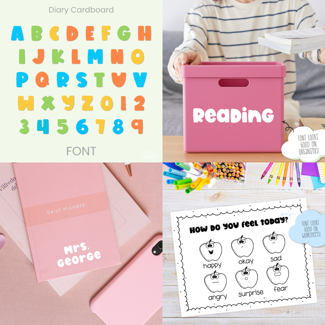 Chunky handwritten font