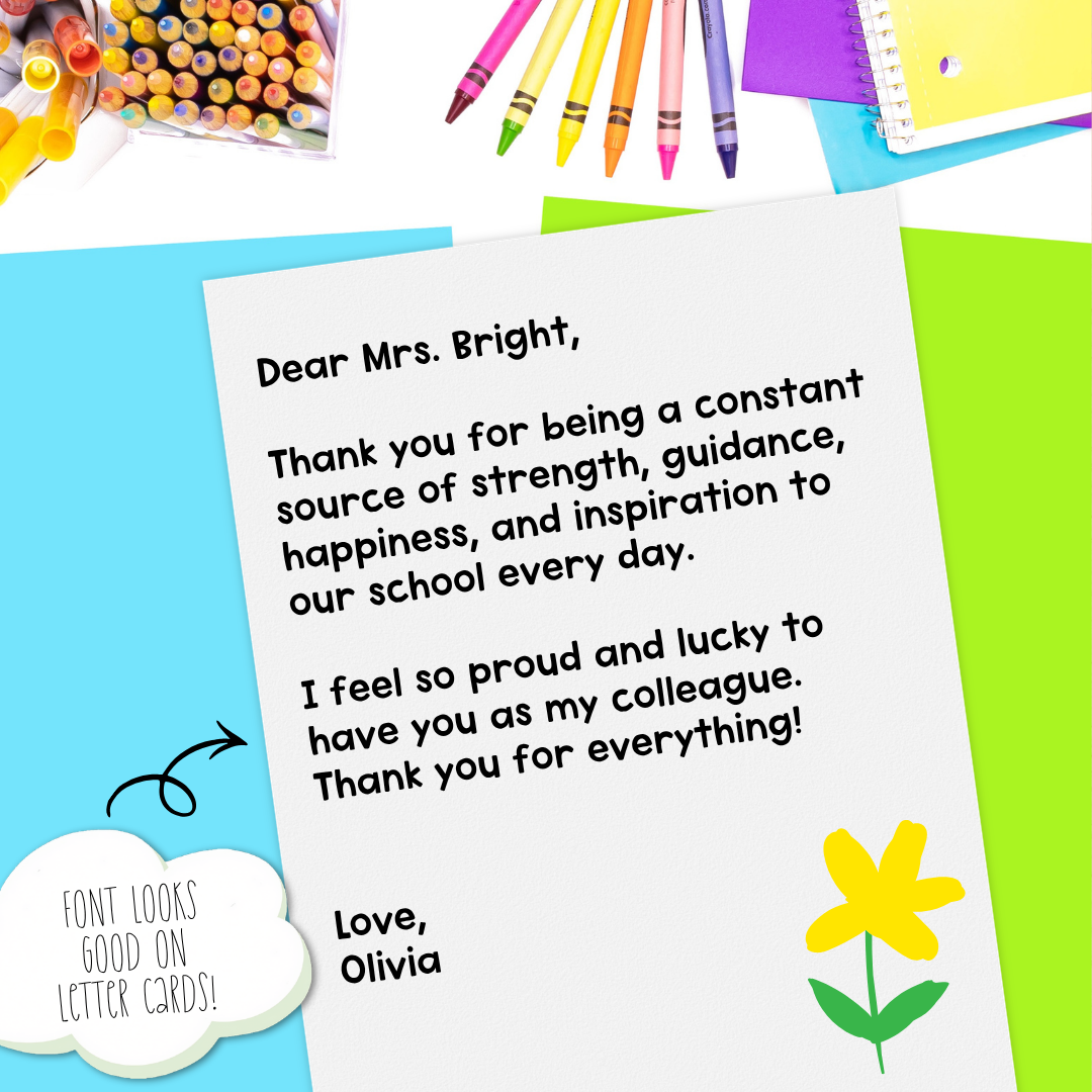 primary classroom print