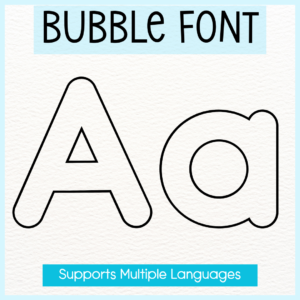 tracing outline font
